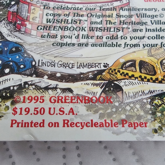 The Fifth Greenbook Guide to Department 56 Villages Vintage 1995 with Wishlists - Picture 11 of 16